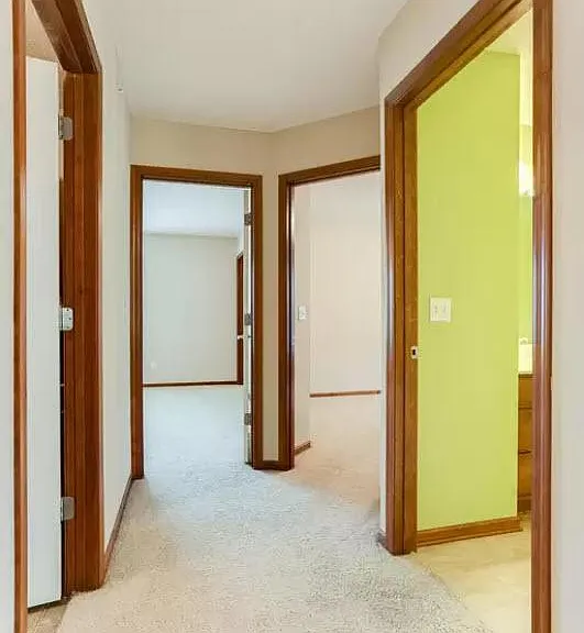 Loft to Laundry and bed room entrances