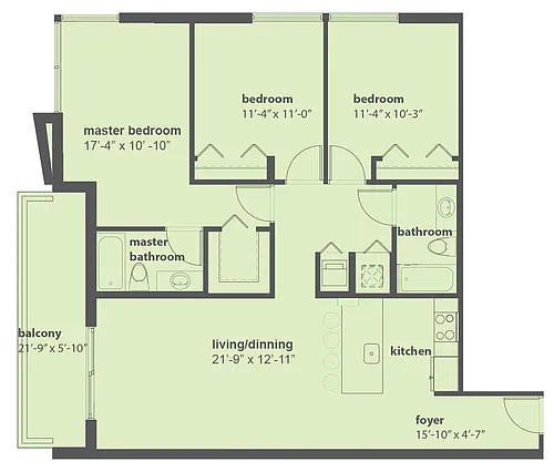 Floor plan 3-2