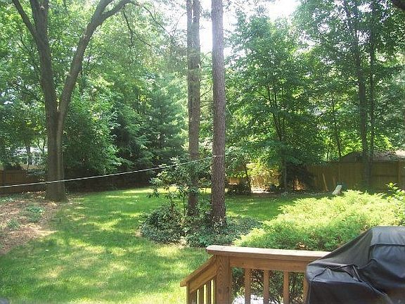 Part of back yard from Deck