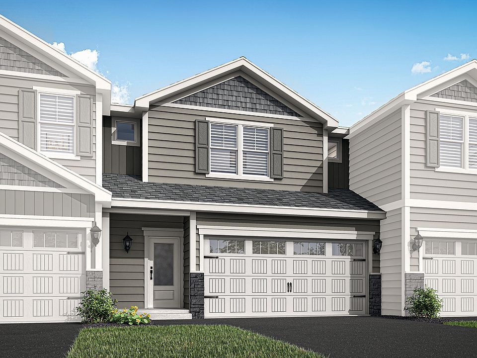 The Afton is beautiful two story townhome plan.