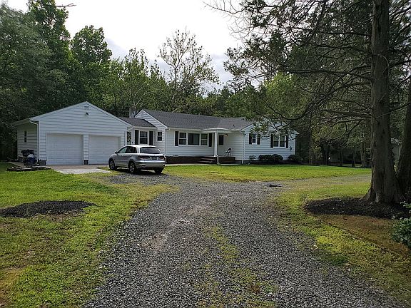Circular driveway left side