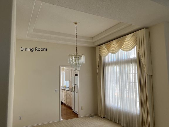 Corner View of Dining Room with Direct Access to Kitchen