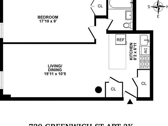 2nd image of 726 Greenwich St #6K