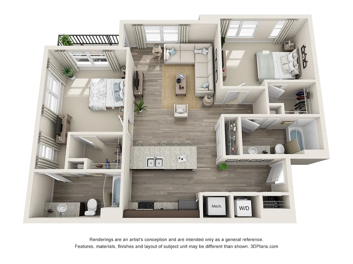 Floor plan Travertine