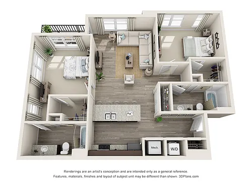 Floor plan Travertine
