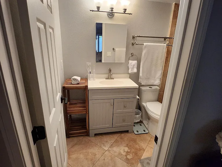 Master on-suite bath with walk-in closet