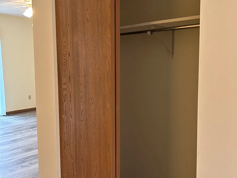 Hall closet
