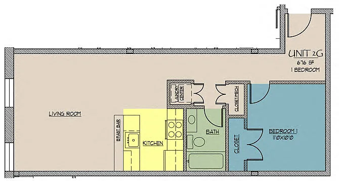Floor plan 2G