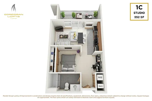 Floor plan 1C