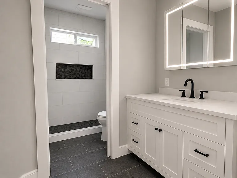 Remodeled Upstairs Bathroom