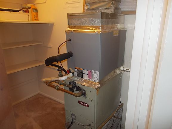 Furnace/A/C in side unit