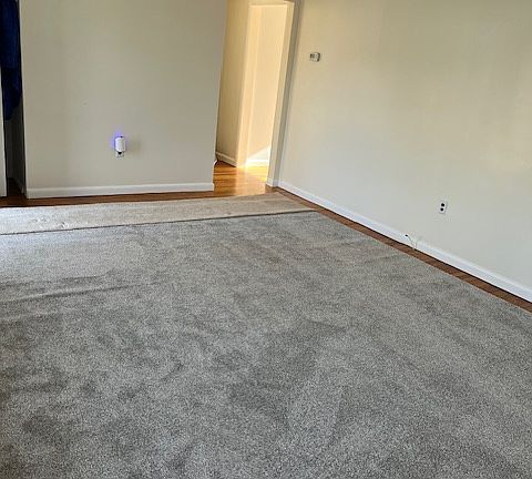 Living room looking towards the hallway