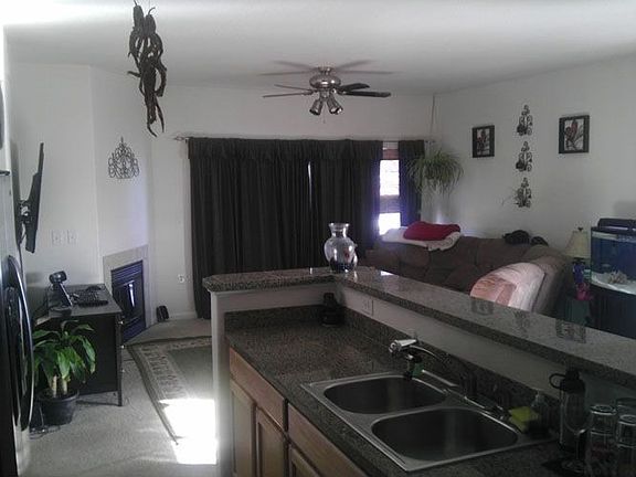 View from Kitchen to living room