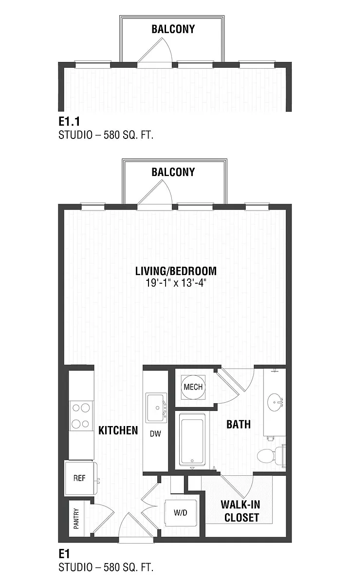 Floor plan E1