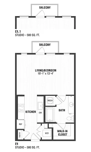 Floor plan E1