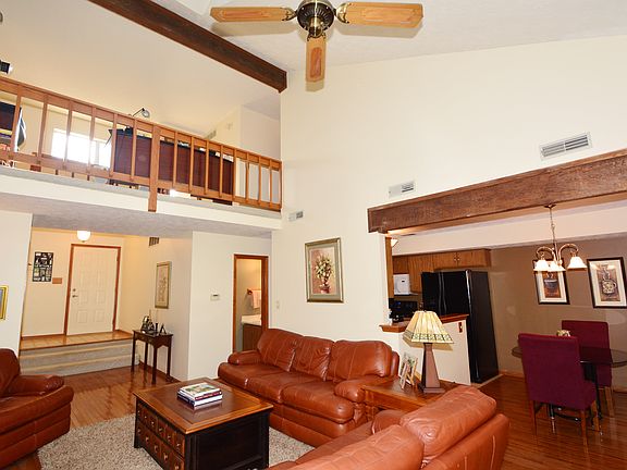 loft overlooking family room