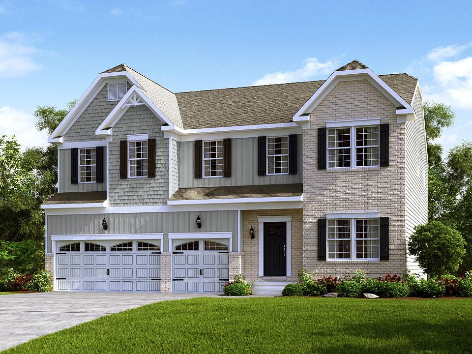 Elevation K Opt Carolina Front Garage Doors