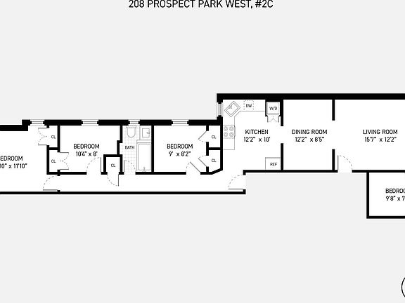 2nd image of 208 Prospect Park W APT 2C