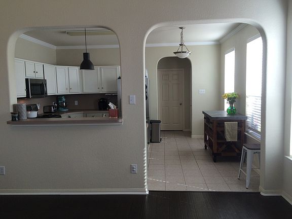 Kitchen from living room