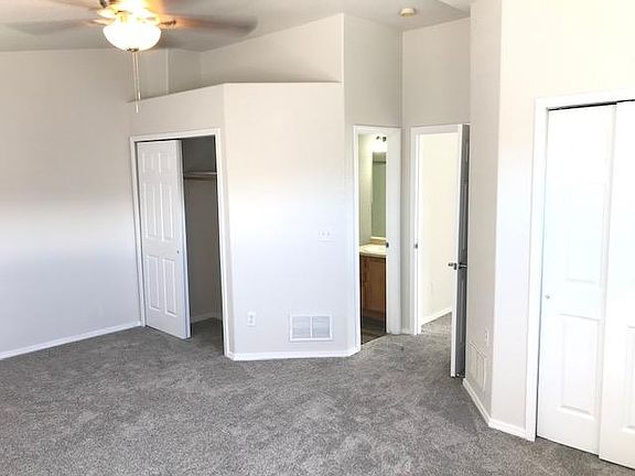 left half of double sized master bedroom on upper level
