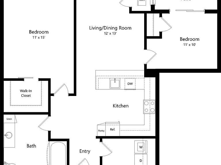 Floor Plan C1 | The Junction | Apartments in Menomonee Falls, WI Floor Plan C1 | The Junction | Apartments in Menomonee Falls, WI