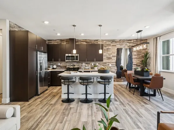 Residence 1 Plan, Back-to-Back Townhomes at Cava