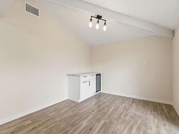Dinning area with wine fridge
