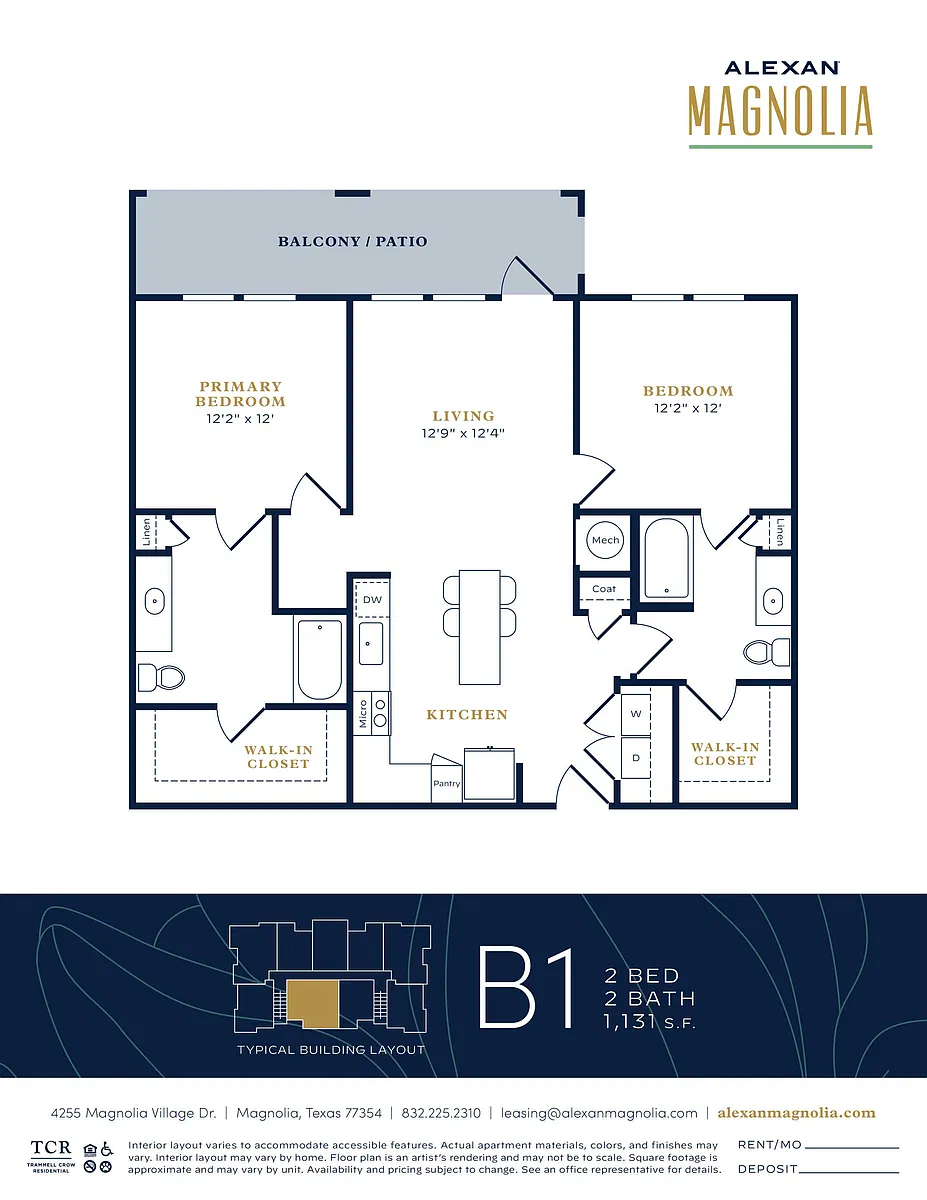 Floor plan B1