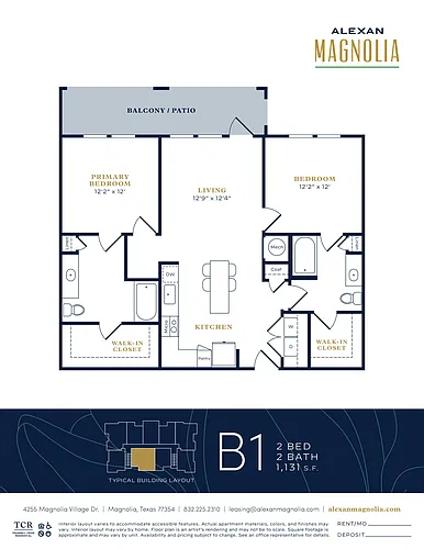 Floor plan B1