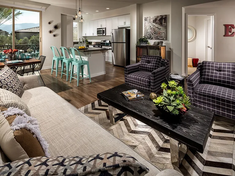 Model Living Area