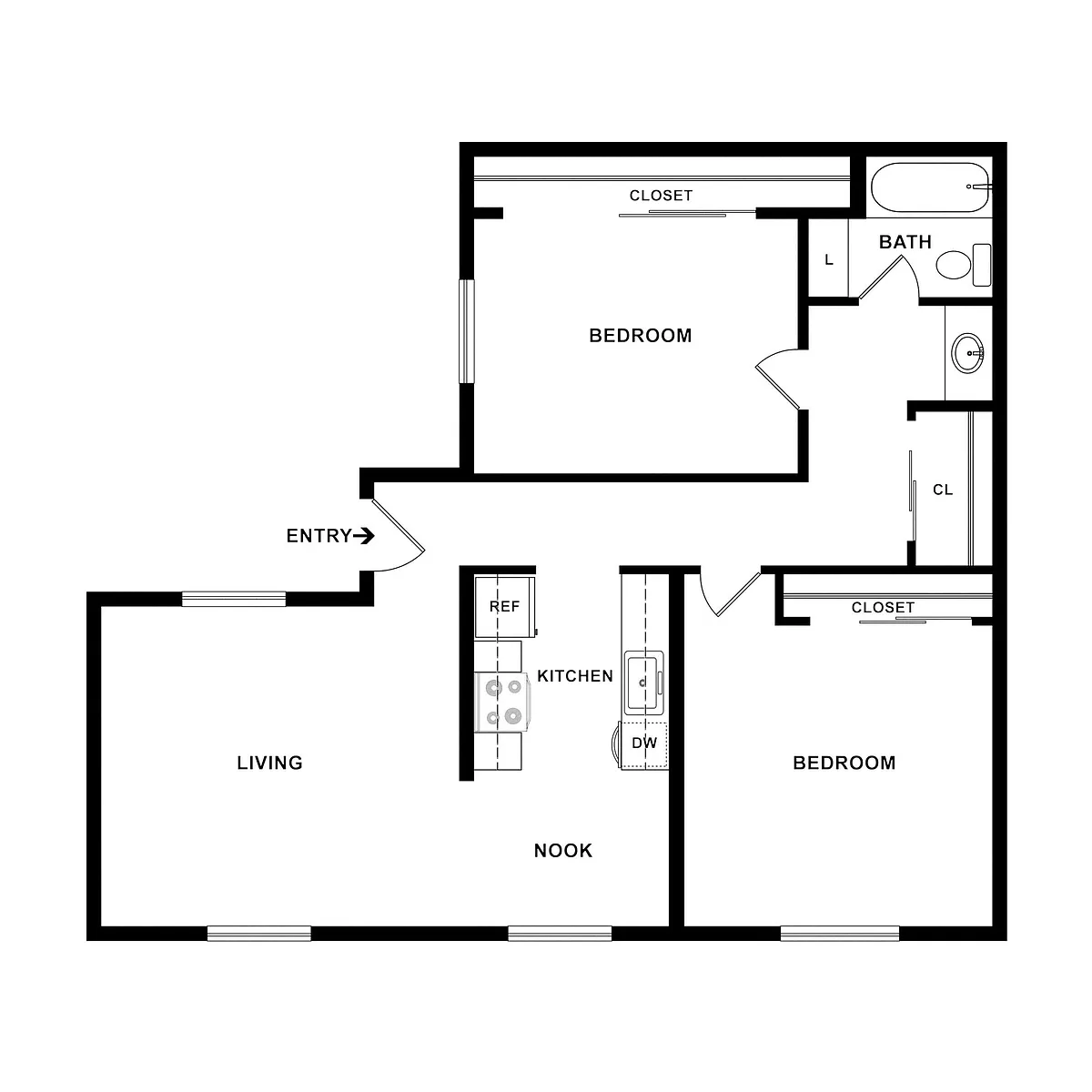 Floor plan Windmill 2x1
