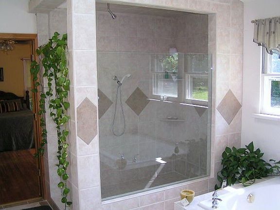 7 x 8 shower, Completely remoldeled bath