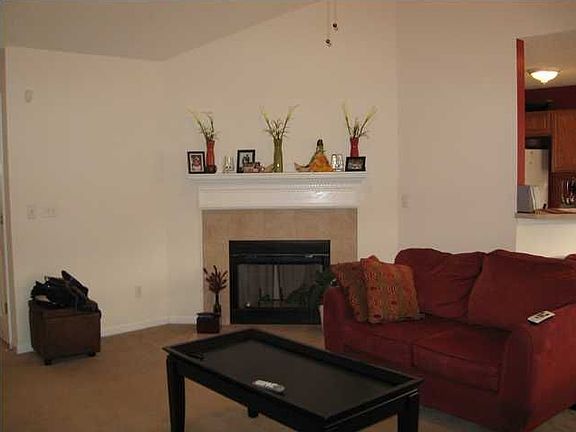 fireplace in family room