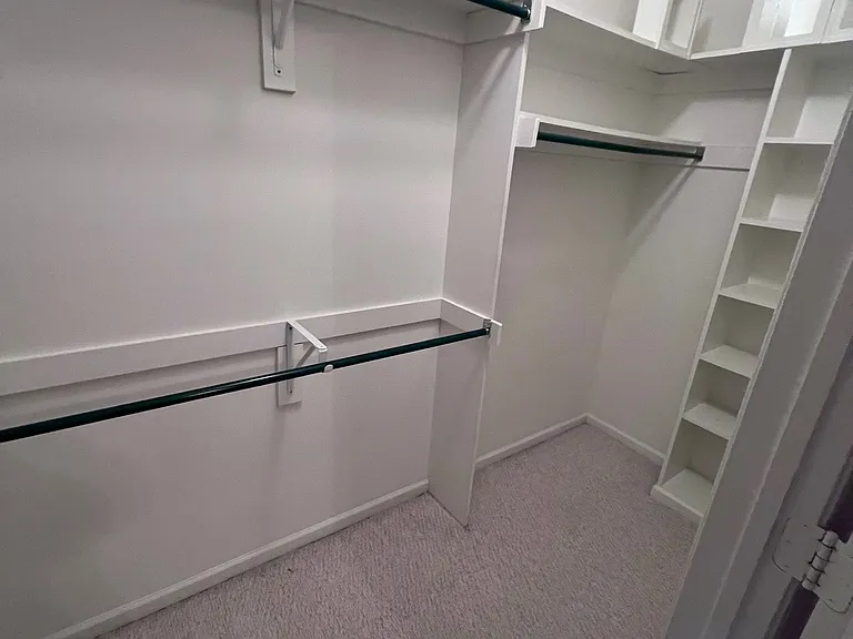 Primary Suite downstairs closet