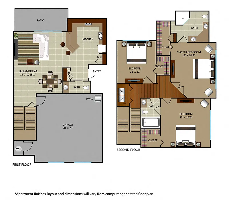 Floor plan E2 Montere