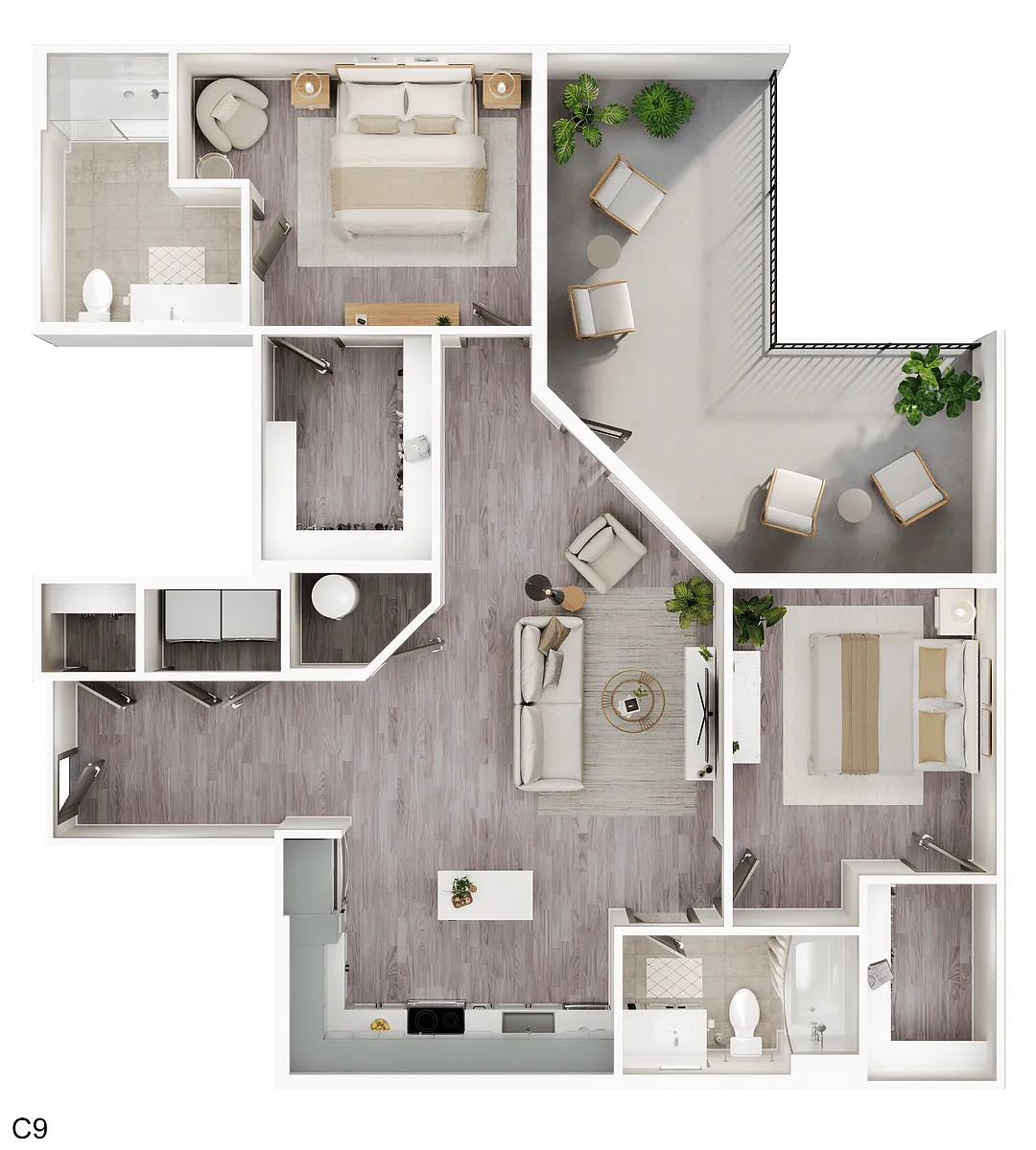 Floor plan C9