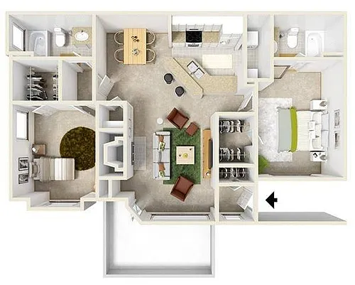Floor plan Sweetbriar