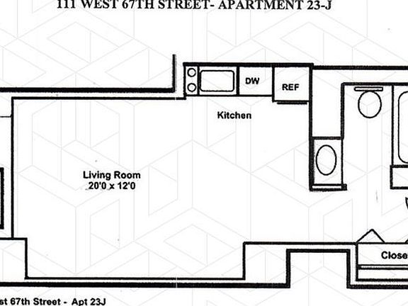 2nd image of 111 W 67th St APT 23J