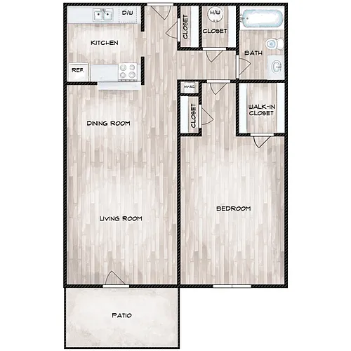 Floor plan Chloe w/patio