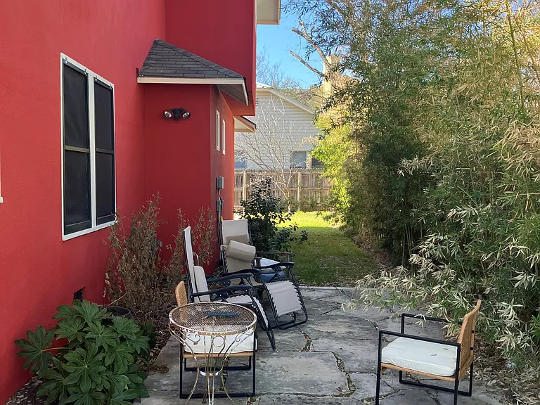 Exterior seating area