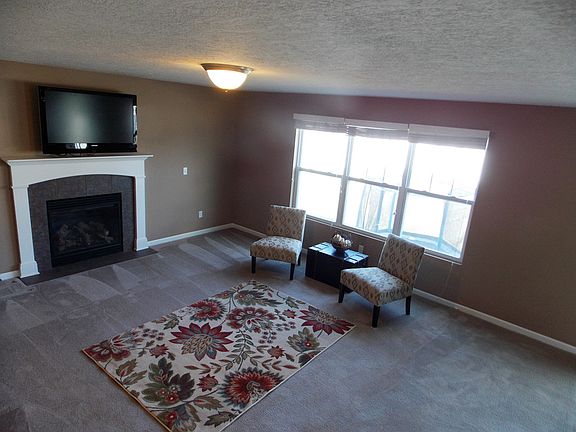 Come and enjoy the gas log fireplace in the open living room. The seller is also leaving the flat screen TV for the new owner. 