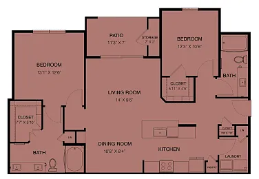Floor plan B3-Comal