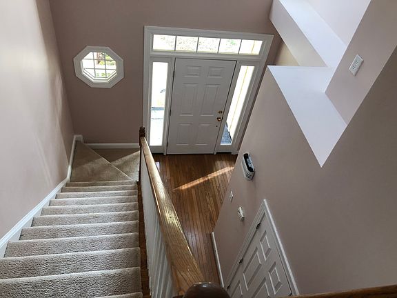 view of front entrance from 2nd floor