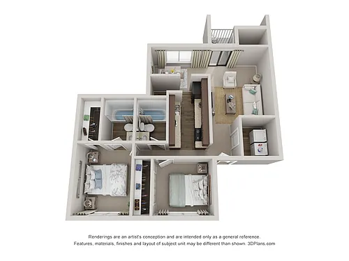 Floor plan 2X2