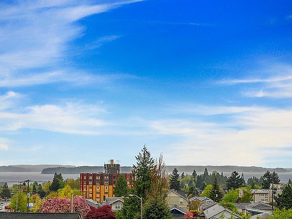 View of Puget Sound and Mtns