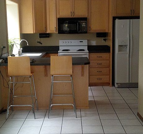 Facing kitchen from dining