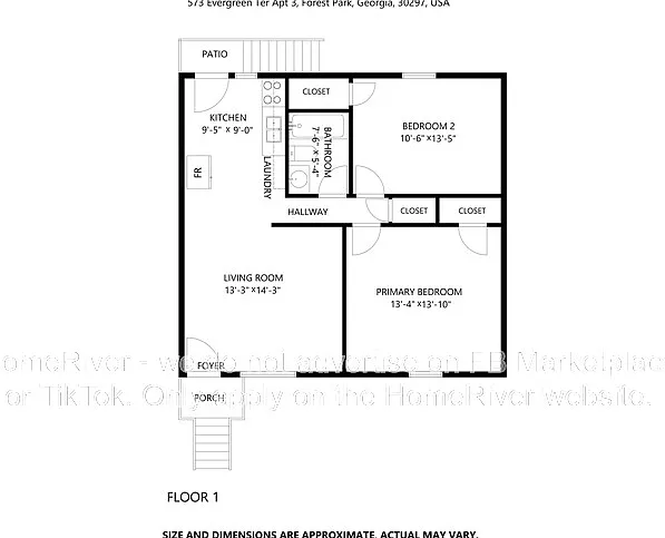 2 bed, 1.0 bath, 856 sqft, $1,150 — Photo 2