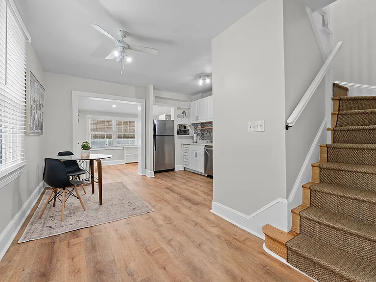 Staircase leads to 2nd floor