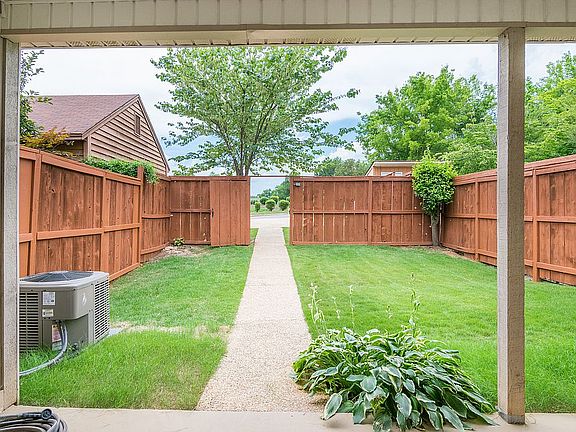 View from back door to road