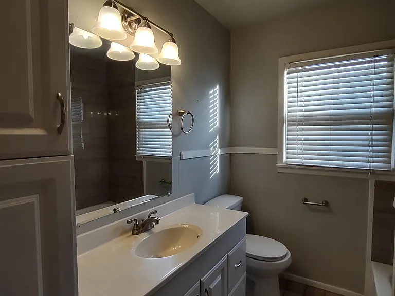 Hall bathroom.